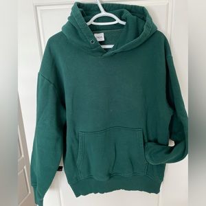 Zara large green hoodie